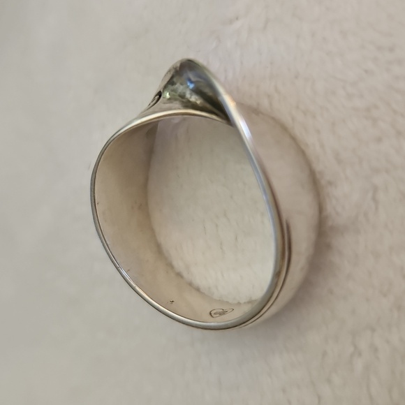 BRIGHTON Elegant Twisted Swirl Scroll Ring Size 9.25 - Picture 5 of 9